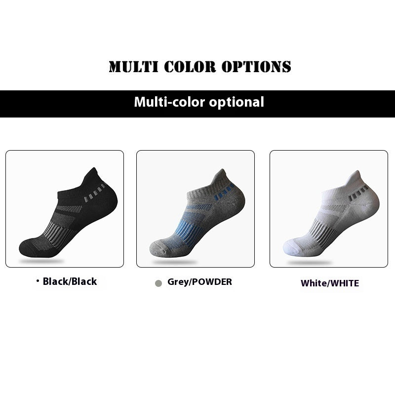 Towel Bottom Thickened Jogging Sports Socks Cotton Anti-friction Men