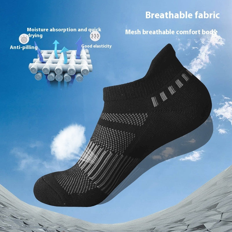 Towel Bottom Thickened Jogging Sports Socks Cotton Anti-friction Men