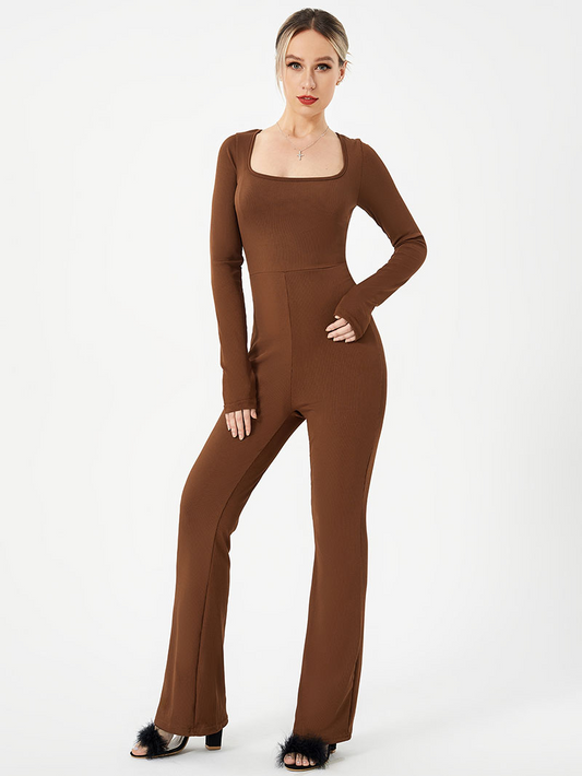 Loose Casual High Stretch Jumpsuit