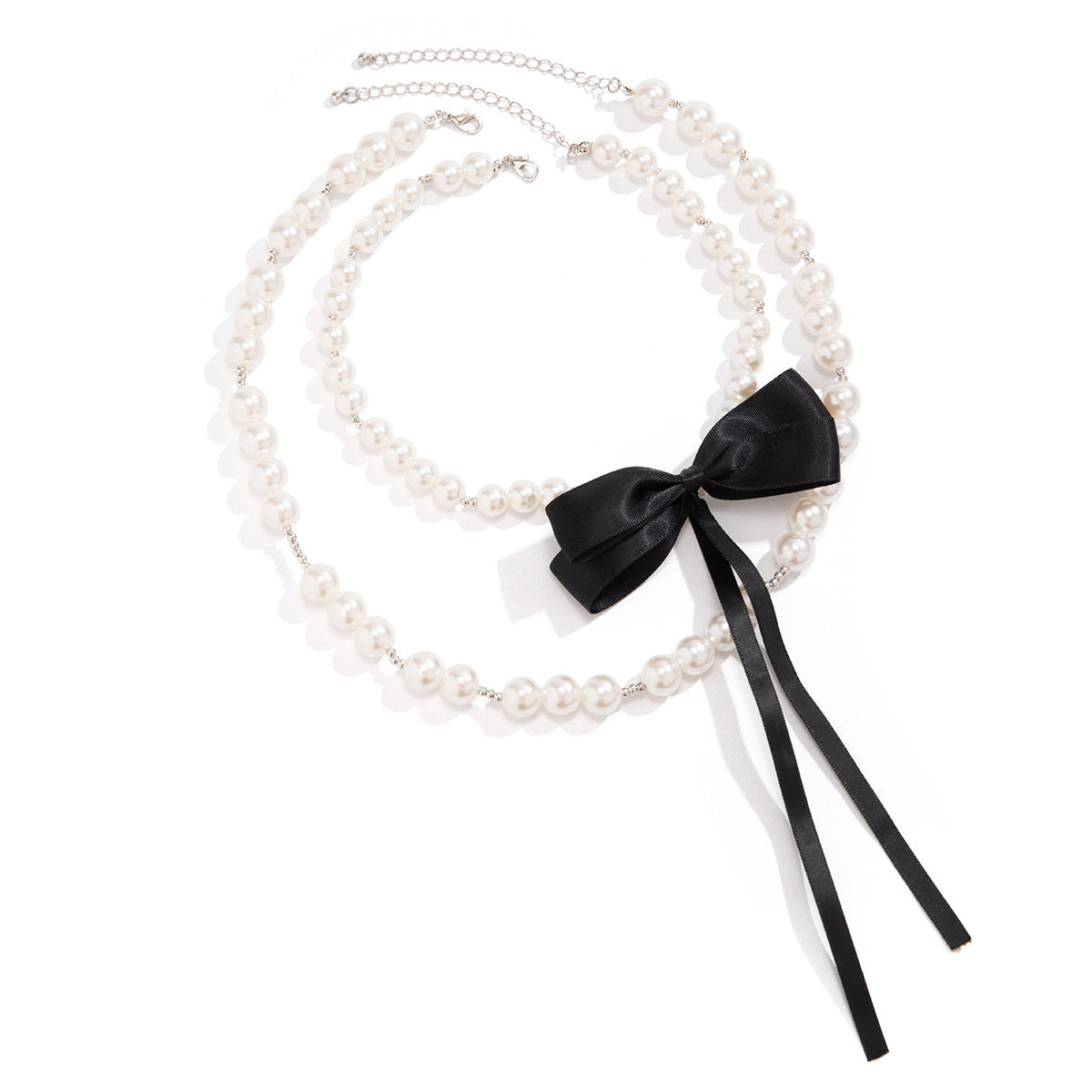 Elegant Classic Ribbon Bow Necklace