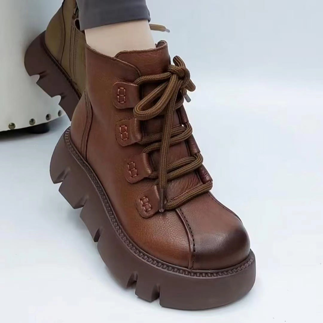 Muffin Thick Snow Boots Fleece-lined